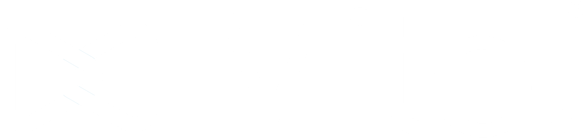 Logo mitel de couleur blanche